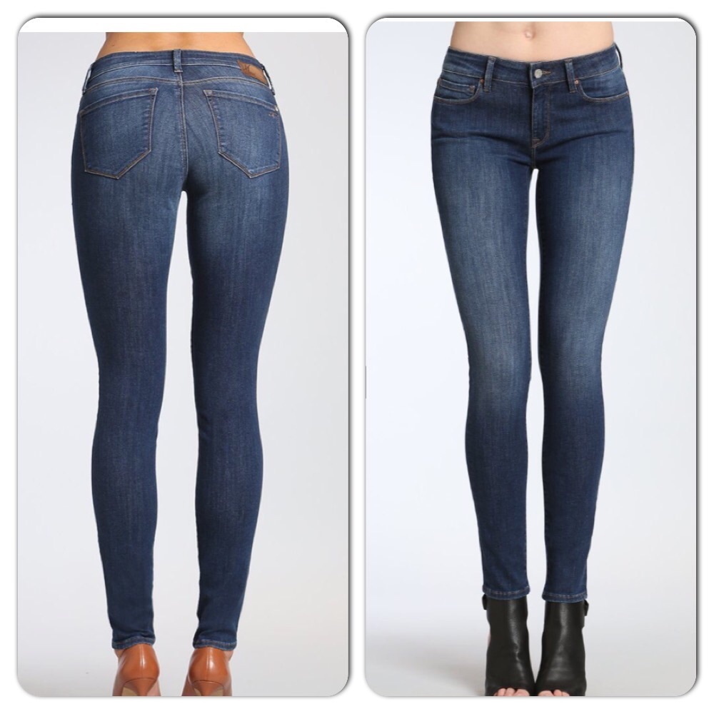 Mavi Adriana Super Skinny Mid Rise Jean